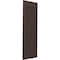 Ekena Millwork 12W x 77H Americraft Two Equal Louver Exterior Real Wood Shutters, Raisin Brown, PR RW101LV12X77TBH - alternate 7